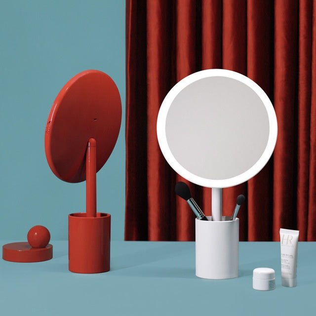 Makeup mirror storage box with Lights