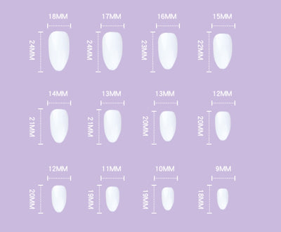 Wave Minimalist Series Pointed Wearing Nail Products