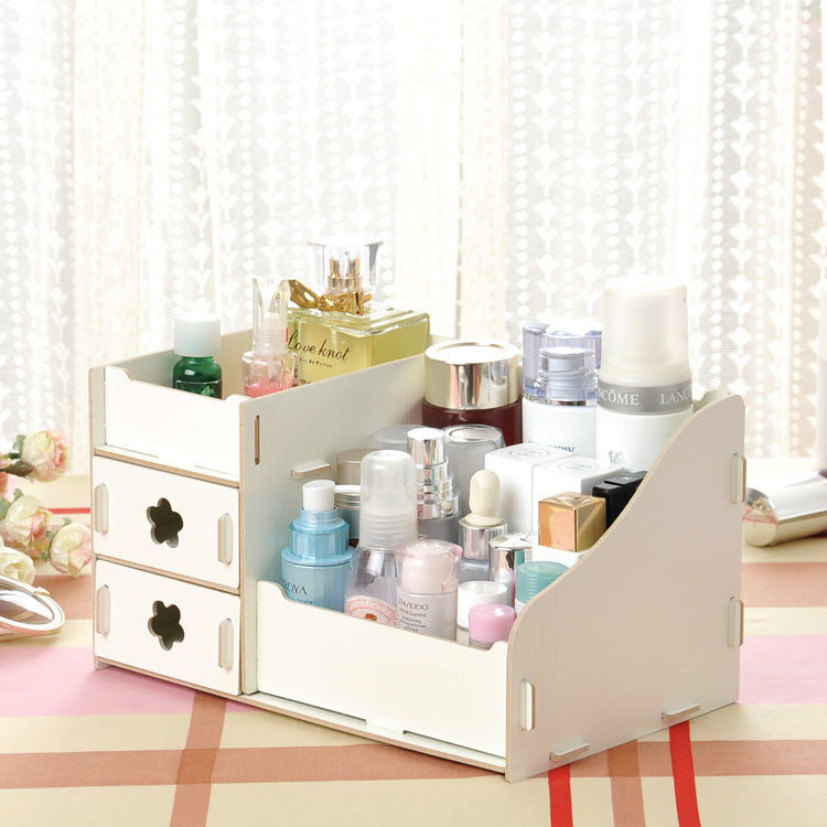 Wooden Cosmetics Storage Organizer
