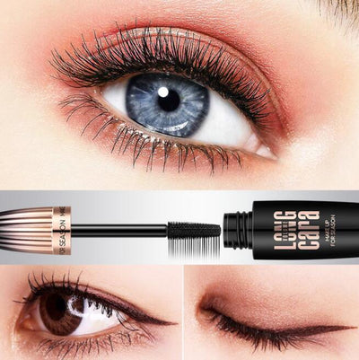 4D Silk Fiber Lash Mascara Long Curling Waterproof Fiber Mascara