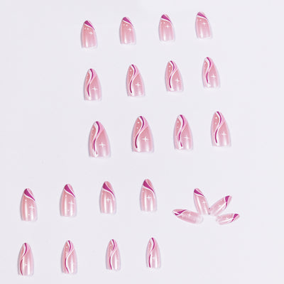 Wave Minimalist Series Pointed Wearing Nail Products