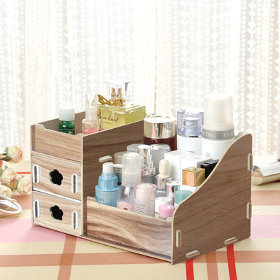 Wooden Cosmetics Storage Organizer