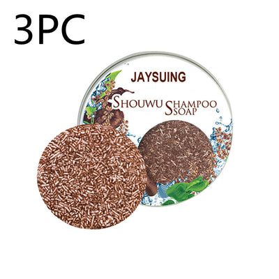 Polygonum Multiflorum Shampoo Soap Black Hair Black Hair Remove Mites And Dandruff