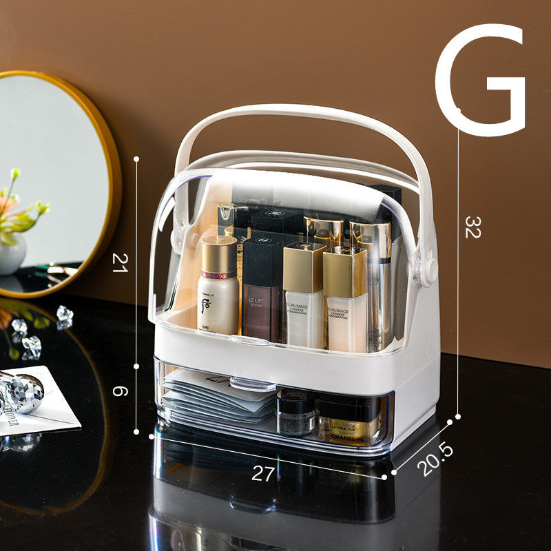 Transparent Makeup Portable Drawer Separation Storage Box