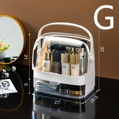 Transparent Makeup Portable Drawer Separation Storage Box