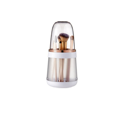 Makeup Brush Storage Box Dustproof With Cover