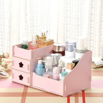 Wooden Cosmetics Storage Organizer