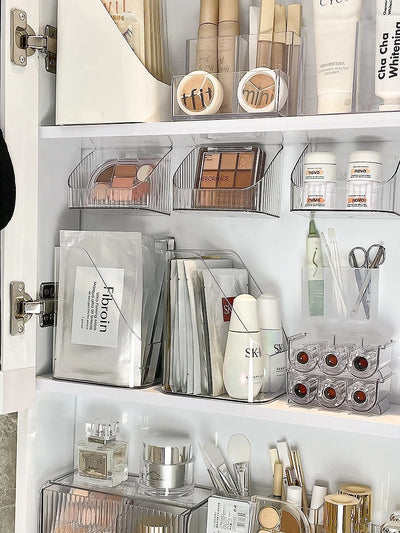 Makeup Brush Storage Box Vertical Transparent Storage Rack