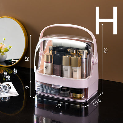 Transparent Makeup Portable Drawer Separation Storage Box