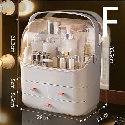 Transparent Makeup Portable Drawer Separation Storage Box